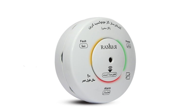 تصویر آشکارساز مونوکسید کربن رله دار 220 ولت